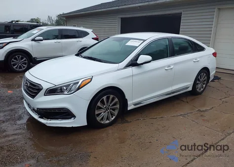 2016 Hyundai Sonata Sport из США, поврежденный, VIN 5NPE34AF3GH346290